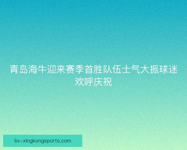 青岛海牛迎来赛季首胜队伍士气大振球迷欢呼庆祝 青岛海牛迎来赛季首胜队伍士气大振球迷欢呼庆祝